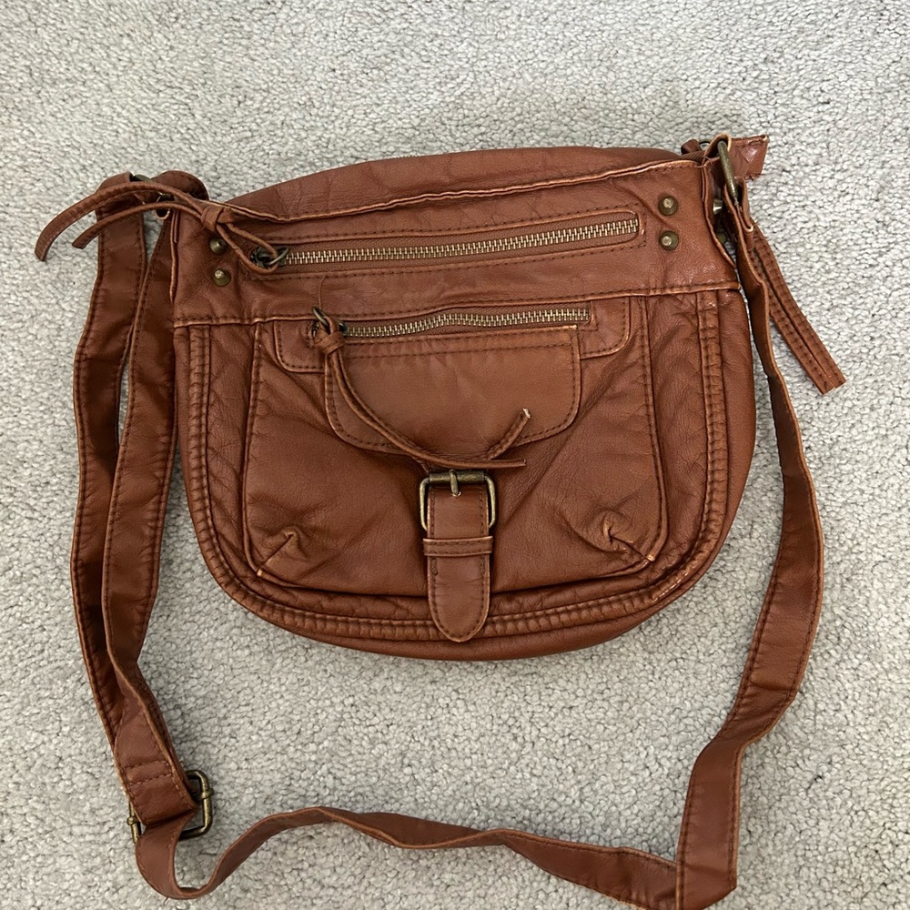 Mossimo Supply Co. Tan Crossbody Bag